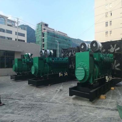 유차이 1100 kw 디젤 엔진 동력이 공급된 집의 대기 발생기 IEC34 표준