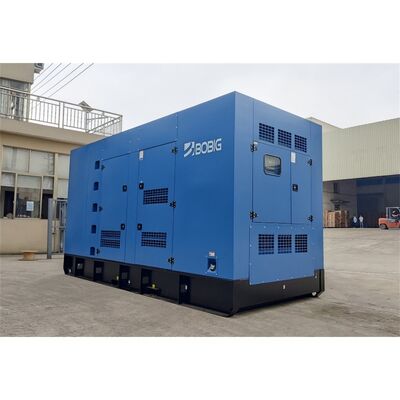 내구성 있는 대기용 조용 디젤 발전기 세트 1250KVA 슈퍼 조용 디젤 Genset 낮은 소음 3단계 휴대용 디젤 발전기 1000kw