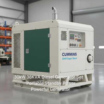 CUMMIN S  30kW Super Silent 30kW 38KVA Diesel Generator Set Portable Standby Power diesel Generators Powerful Generator
