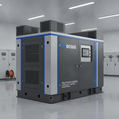 보비그 650kW 700kW 디젤 발전기 소리 차단 전력 발전기 세트 초 조용한 저가 디젤 발전기 백업 전력